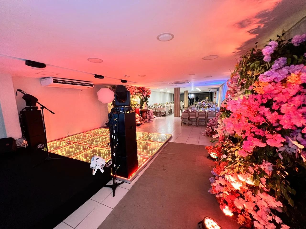 Salão decorado Pra Vida Eventos