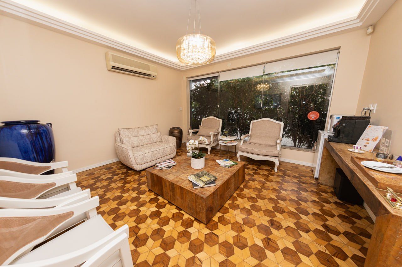 Sala de espera do Instituto Brzozowski
